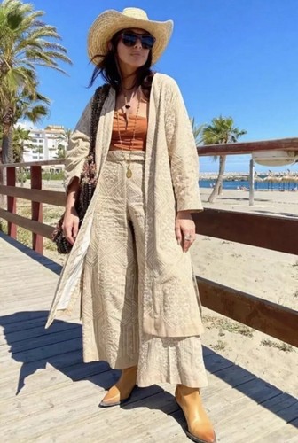 Zara kimono aperto ricamato - zara,