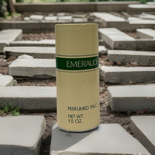 Coty EMERAUDE talco profumato in polvere 1,5 oz sigillato vintage raro