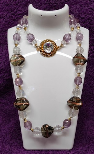 Collana perle vetro murano - perle,