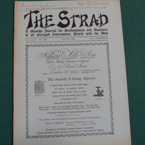 The strad magazine august - the,