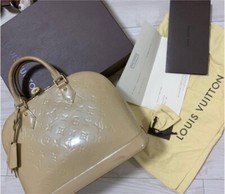 Borsa a mano Louis Vuitton Monogram Vernis Alma PM M90170 in pelle verniciata...