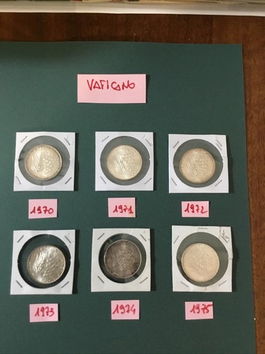 500 lire argento - vaticano,, 6