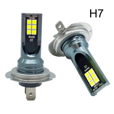 KIT 2 Lampadine H7 CANBUS a LED Fari Auto Moto Lampade Luce Bianca 80W 6000K 12V