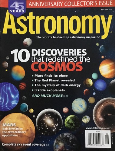Astronomy magazine august 2018 - astronomy,