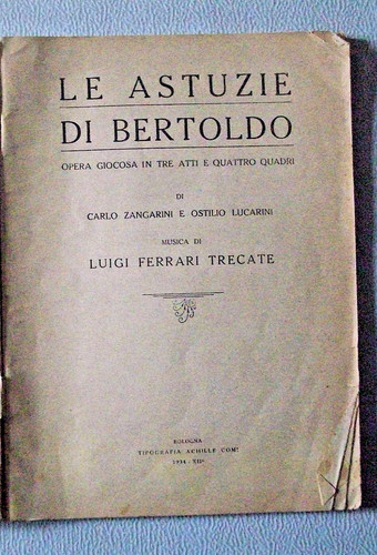 Astuzie bertoldo opera - le, ,opera