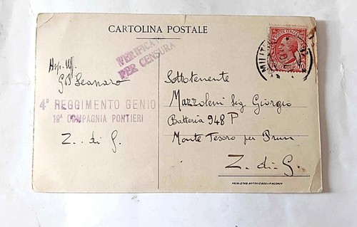 Cartolina posta militare - ,