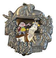 Spilla attrazione Disney WDI D23 LE 300 Mr Toad Wild Ride vetro colorato Disneyland