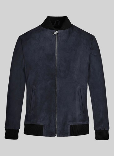 Giubbotto bomber uomo blu - giubbotto,