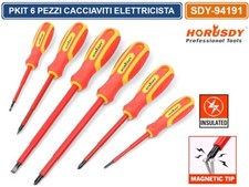 Kit6 cacciaviti isolati 1kv - isolati,