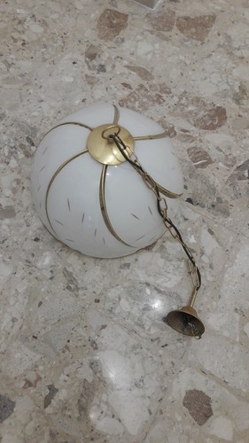 Lampadario vintage vetro - lampadario,