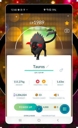 Shiny paldean tauros blaze - paldean, |