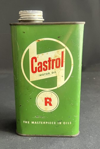 Castrol motor racing oil can - r,