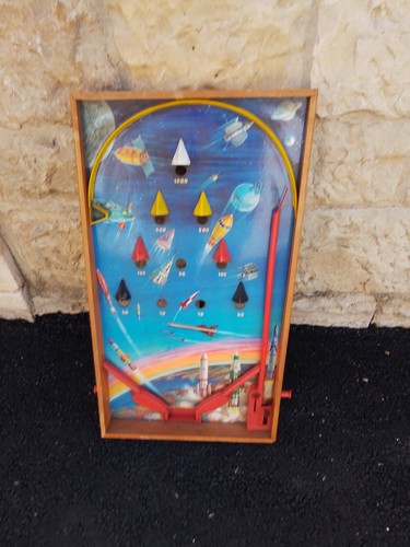 Antico gioco legno flipper - antico,