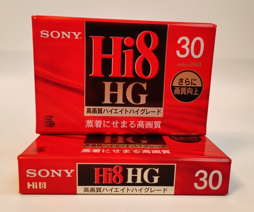 Videocassette sony hi8 hg - 2x,