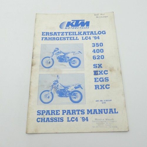 Catalogo ricambi telaio ktm - ricambi,
