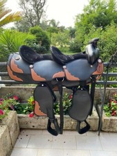 SELLA CAVALLO IN CUOIO PER