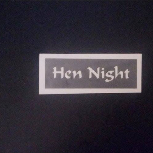 Stencil parola notte - 20,