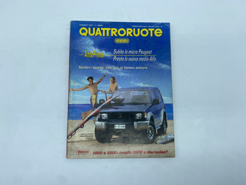 Rivista quattroruote annata - rivista,