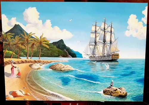 Dipinto originale la isla - originale:,