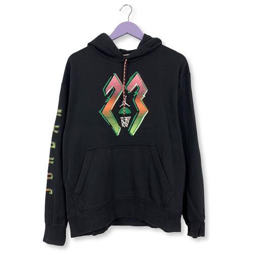 Felpa jordan nera - felpa, con