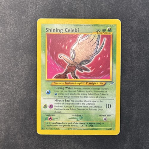 Pokémon shining celebi neo - shining,