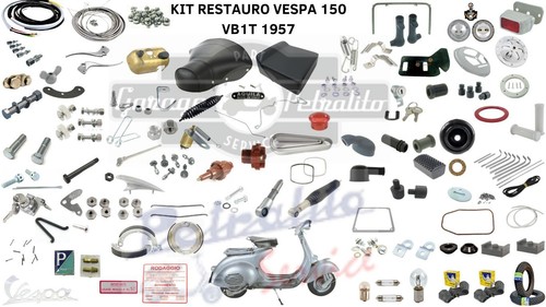Kit restauro completo vespa - kit,