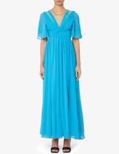 Abito lungo in georgette