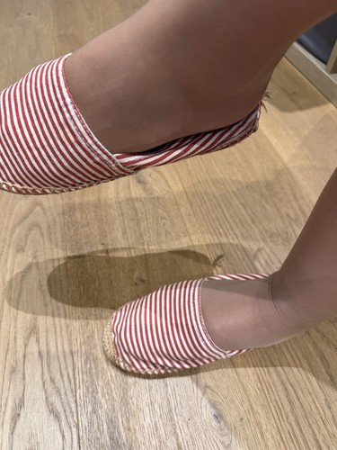 Espadrillas righe bianche - espadrillas,
