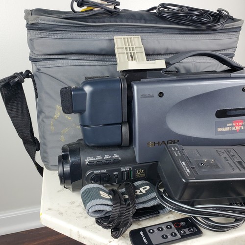 Videocamera sharp slim cam vhs - videocamera,