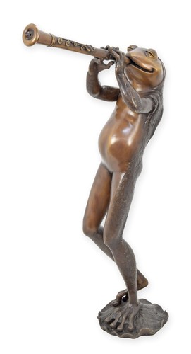Una fontana bronzo - una, in