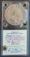 5 LIRE 1875 MILANO SCUDO RE