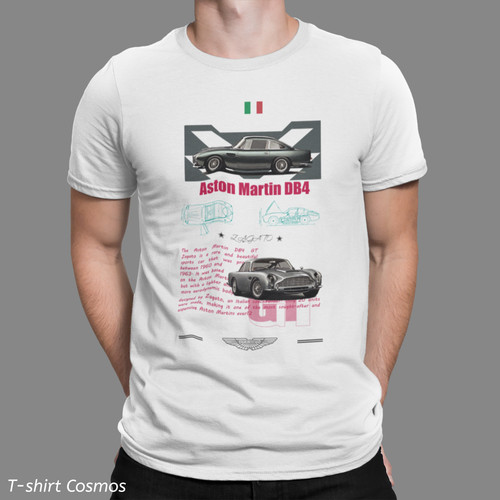 Shirt retrò aston martin - t-shirt,