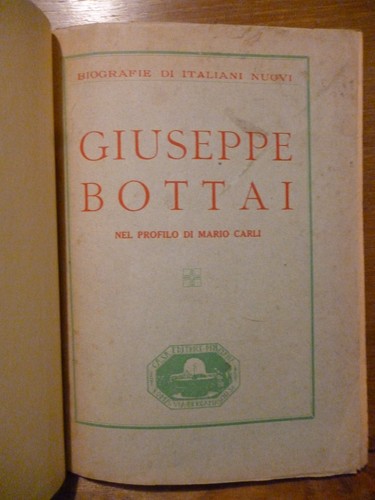 Giuseppe bottai nel profilo - bottai,