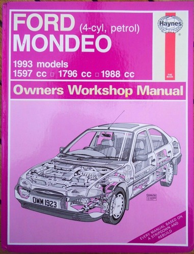 Ford mondeo haynes - mondeo, (petrol)