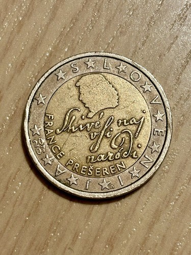 Moneta euro rara slovenia - da,
