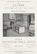 PUBBL. 1930 FEDERICO DELL'ORTO