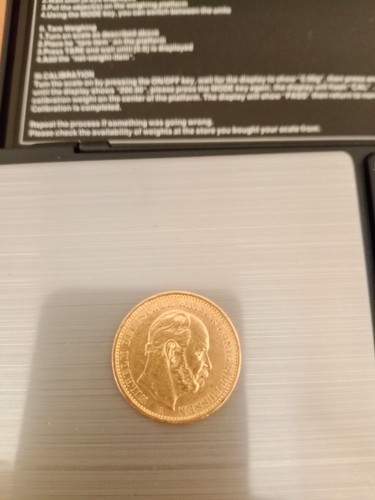Moneta oro marchi 1882 - moneta,