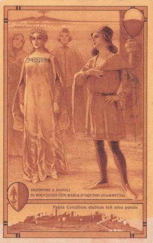 3201 cartolina certaldo vi - cartolina,