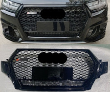 Griglia a nido d'ape paraurti anteriore nera stile RSQ7 per Audi Q7 SQ7 2016-2019