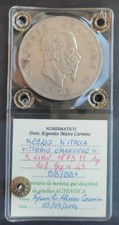 5 LIRE 1875 MILANO SCUDO RE