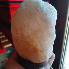 Vecchia Lampada Al Quarzo Rosa Funzionante Ottima Conservazione Abat Jour 