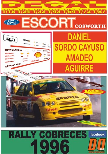 Decal ford escort - wrc, daniel