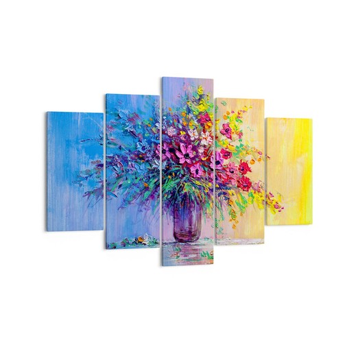 Quadro tela 150x100cm - tela, fiori