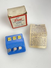 Slot machine vintage BRODI mini giocattolo da gioco rosso anni '30-40 con regole del gioco e scatola