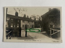 Barlow Fold, Romiley Cheshire Street View RPPC Unposted.