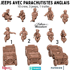 Jeeps with UK Paratroopers -