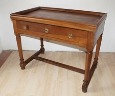 BANCO DA LAVORO DA OROLOGIAIO TAVOLO SCRIVANIA IN NOCE STILE IMPERO EPOCA '800