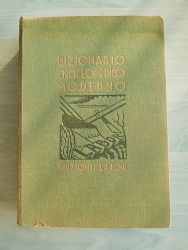 Libro dizionario enciclopedico - libro,