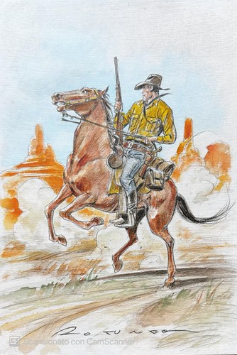 Tex illustrazione originale - tex,