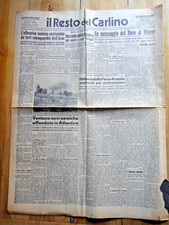 1943-IL RESTO DEL CARLINO-Guerra-Bombardamenti nel sud dell'Italia-14 aprile+